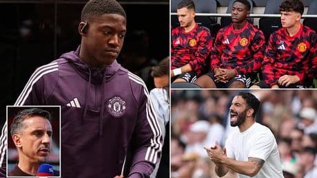 Gary Neville reveals Kobbie Mainoo concerns after Ruben Amorim benched the Man United star AGAIN - as he names two transfer priorities