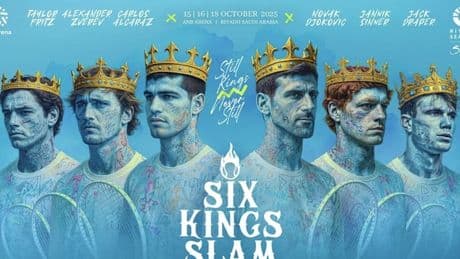 <p>Sinner al Six Kings Slam, ecco i partecipanti ma sui social &egrave; polemica sulla locandina: il motivo</p>