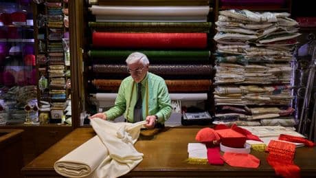 AP PHOTOS: Papal tailors prepare for transition
