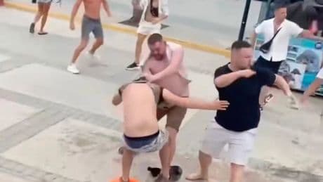 Ibiza San Antonio boat party erupts in violence as Brits continue brawl in sea