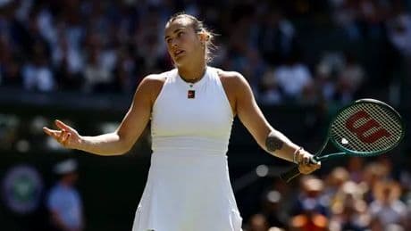 Aryna Sabalenka narrowly avoids Wimbledon upset after umpire warning on Centre Court