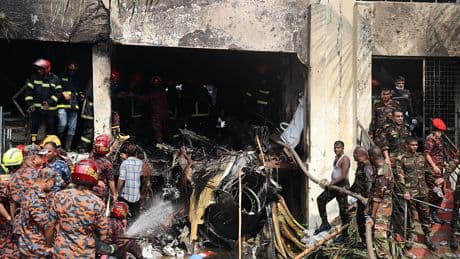 Military Plane Crashes Into College Campus in Bangladesh. At Least 18 Deaths Reported So Far