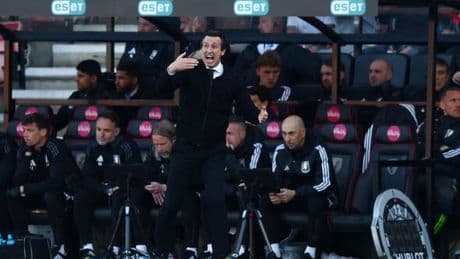Unai Emery makes 'not fair' admission as Aston Villa eye Champions League spot