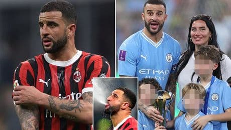 Italian press brutally mock Kyle Walker's 'failed' AC Milan loan spell - as they urge the Italian giants not to sign him permanently from Man City amid family drama