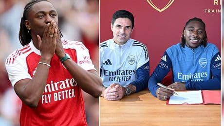 Eberechi Eze completes stunning £60m move to Arsenal - after the Gunners dramatically hijacked Spurs' pursuit of Crystal Palace star