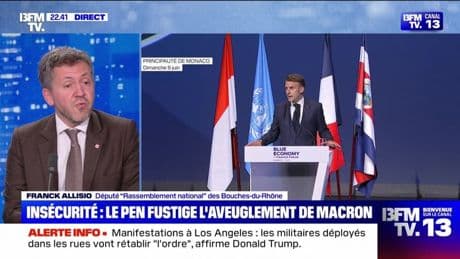 Insécurité : Le Pen fustige l'aveuglement de Macron - 08/06