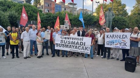 Kartal’da dayanışma çağrısı: “Saldırı sadece Evrensel’e değil ülkenin milyonlarca emekçine”