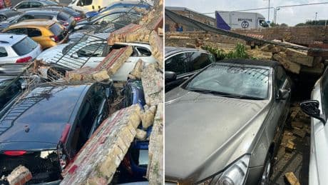 Popular car dealership facing closure after wall collapsed on top of cars causing £120K in damage