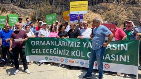 Bursa'da yangınlara ilişkin açıklama | Yaşam savunucuları: Geleceğimiz kül oluyor