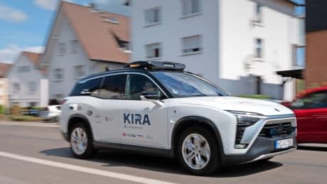 Test in Darmstadt: Premiere für autonome Autos in der Großstadt