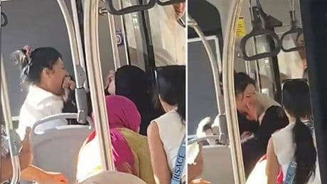 Otobüsteki kavga tepki çekmişti... Gözaltına alınan kadın adli kontrolle serbest bırakıldı