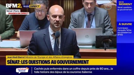 Iran-Israël: Jean-Noël Barrot presse l’Iran de libérer sans délai Cécile Kohler et Jacques Paris
