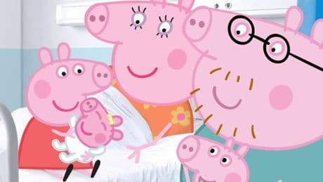 Peppa Pig’s family say they ‘were very lucky’ after birth of baby Evie