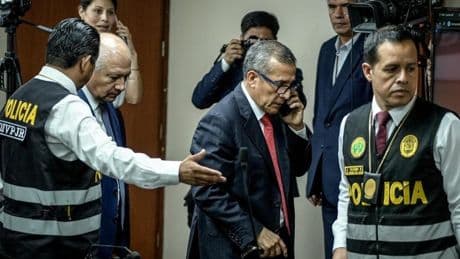 La Justicia de Perú condena a 15 años de cárcel al expresidente Ollanta Humala