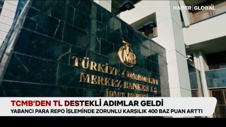 TCMB’den TL destekli adımlar geldi