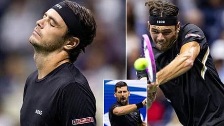 Taylor Fritz was dealt a sobering home truth by an ageing Novak Djokovic at the US Open... any hopes of bridging the gap to the elite remain far-fetched