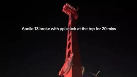 Boardmasters fairground ride breaks down as thrillseekers left 'stuck upside down'