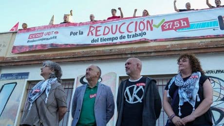Los sindicatos convocan un encierro nocturno para protestar contra el veto a la reducción de jornada
