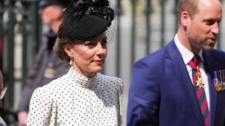 Kate Middleton recycles polka dot dress for VE Day service with nod to Princess Diana