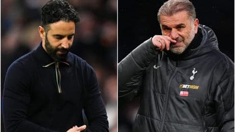A look at Man Utd and Tottenham’s unwanted Premier League records this season