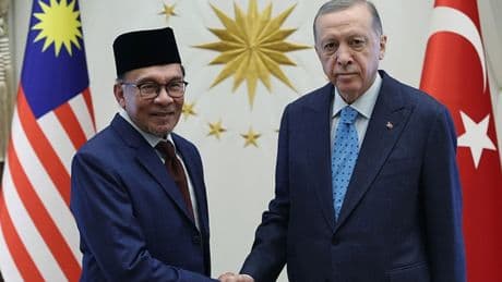 Cumhurbaşkanı Erdoğan, Malezya Başbakanı İbrahim ile görüştü