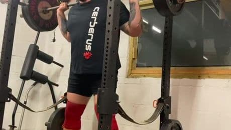 I detached both my biceps from the bone and only train in my back garden – now I’m competing for World’s Strongest Man