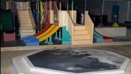 Eerie abandoned UK waterpark where slides are covered in mould and mice run free