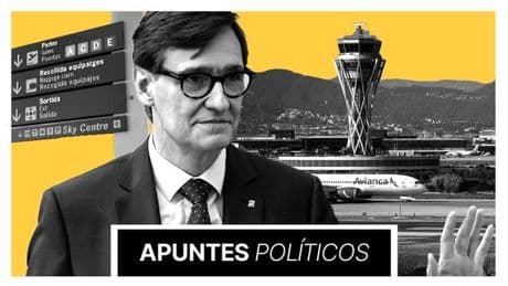 La ampliación del Aeropuerto de Barcelona pone a prueba la relación de Illa con ERC y Comuns