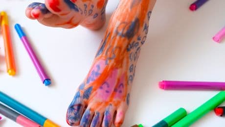 I stopped telling my kids not to draw on their bodies with markers. Sometimes I even encourage it.