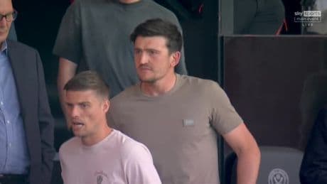 Harry Maguire gets over Man Utd woes with trip to watch former club in Championship play-off clash