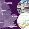 British house prices leap by an average of £16,000 in just 12 months - find out how YOUR area has fared with our interactive tool