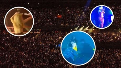 Zien: Opmerkelijke taferelen gefilmd bij concerten