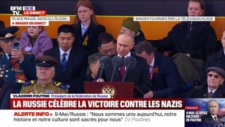 Vladimir Poutine affirme que "l'ensemble" de la Russie soutient l'offensive en Ukraine