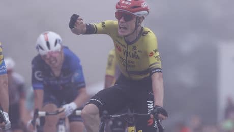 Vingegaard ya enseña los dientes en la Vuelta Ciclista a España