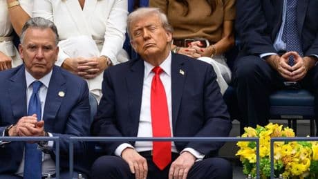 Donald Trump: US-Präsident nickt bei US Open offenbar ein