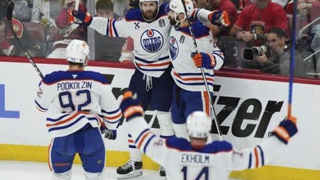 Leon Draisaitl scores in OT again, Oilers beat Panthers 5-4 in Game 4 to tie Stanley Cup Final