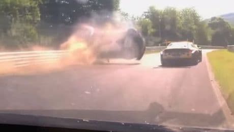 Racing driver rushed to hospital after horror crash at track Max Verstappen called 'too dangerous'