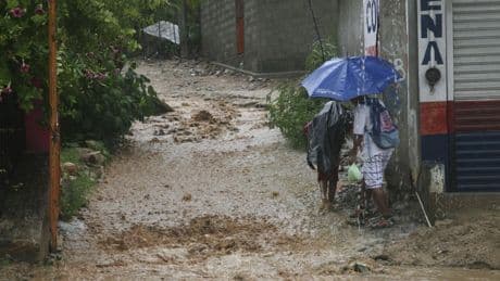Hurricane Erick strengthens to a Category 2 storm as it nears Mexico's Pacific coast