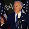 Erster Auftritt seit Januar: Biden erinnert Trump an "heiliges Versprechen"