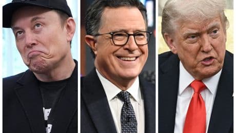 Late-night hosts from Kimmel to Colbert are having a field day with the Trump-Musk feud