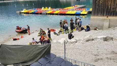 Eibsee in den Alpen: Vater und Sohn nach Tretbootausflug vermisst - Suche läuft