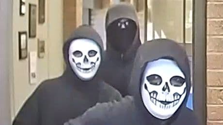 Armed, masked men rob bank in Ontario, police search for 3 suspects