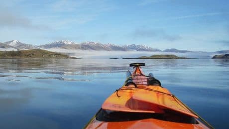 Scotland kayaker 'lucky' after giant 25ft creature races towards his boat