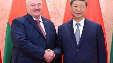 Çin ve Belarus liderleri Tiencin’de bir araya geldi