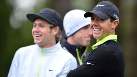 Rory McIlroy's text to One Direction star Niall Horan almost left him in tears