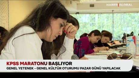 KPSS maratonu başlıyor