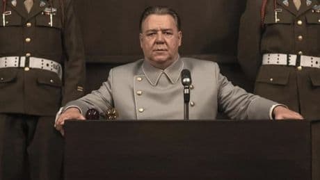 Russell Crowe tipped for second Oscar with ‘powerhouse’ performance in WWII epic