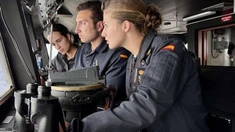 La princesa Leonor pone fin a su formación en la fragata 'Blas de Lezo'