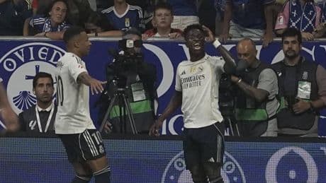 Courtois, disconforme con Vinicius
