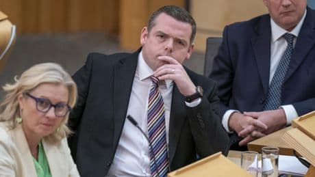 Former Scottish Conservative leader Douglas Ross kicked out of Holyrood chamber